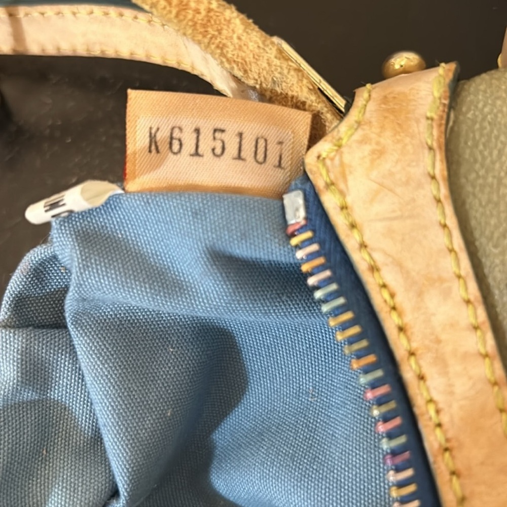 Dooney & Bourke Rainbow Zipper Bag,Heart Charm. Coated Canvas & Leather - Picture 2 of 15